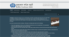 Desktop Screenshot of buffalogurdwara.com